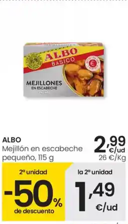 Eroski ALBO Mejillón en escabeche pequeño oferta