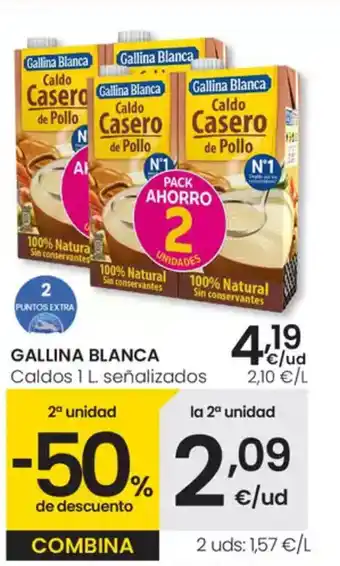 Eroski GALLINA BLANCA Casero de Pollo N°1 oferta