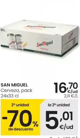 Eroski SAN MIGUEL Cerveza oferta