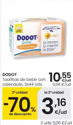 Eroski DODOT Toallita Sensitive, oferta