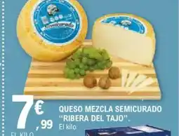 E.Leclerc RIBERA DEL TAJO Queso mezcla semicurado oferta