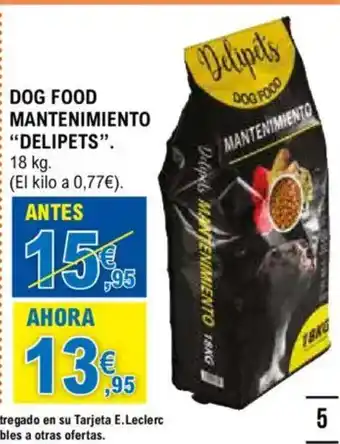 E.Leclerc DELIPETS Dog food mantenimiento oferta