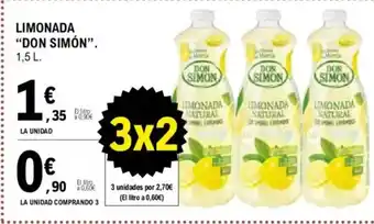 E.Leclerc DON SIMÓN Limonada oferta