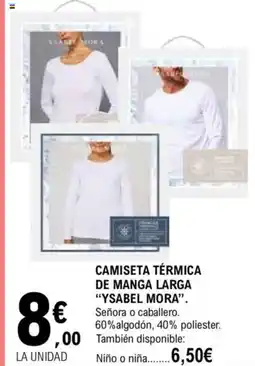 E.Leclerc Camiseta térmica de manga larga oferta