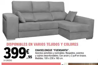 E.Leclerc Chaiselongue fuensanta oferta