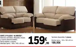 E.Leclerc Sofá 2 plazas almería oferta