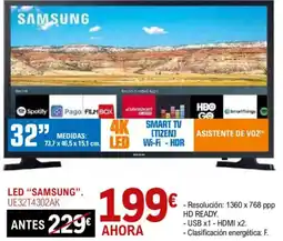 E.Leclerc SAMSUNG Led UE32T4302AK oferta