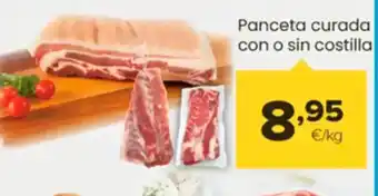 Autoservicios Familia Panceta curada con o sin costilla oferta