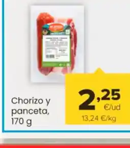 Autoservicios Familia Chorizo y panceta oferta