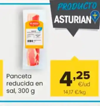 Autoservicios Familia Panceta reducida en sal oferta