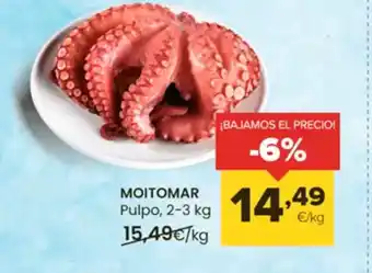 Autoservicios Familia MOITOMAR Pulpo oferta