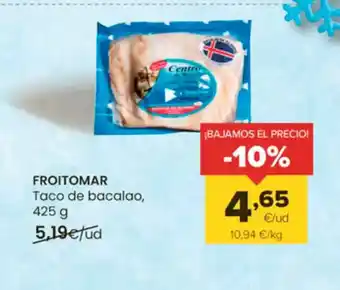 Autoservicios Familia FROITOMAR Taco de bacalao oferta