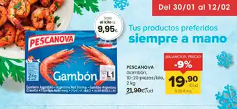 Autoservicios Familia PESCANOVA Gambón oferta