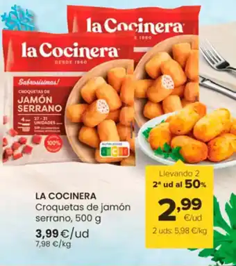 Autoservicios Familia LA COCINERA Croquetas de jamón serrano oferta