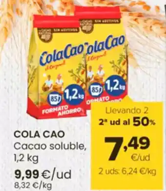 Autoservicios Familia COLA CAO Cacao soluble oferta