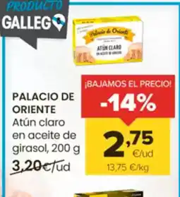 Autoservicios Familia PALACIO DE ORIENTE Atún claro en aceite de girasol oferta