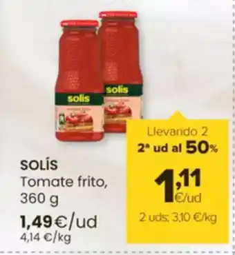 Autoservicios Familia SOLÍS Tomate frito oferta