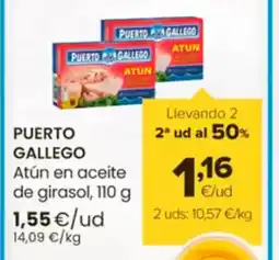 Autoservicios Familia PUERTO GALLEGO Atún en aceite de girasol oferta