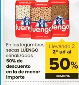 Autoservicios Familia LUENGO En las legumbres secas oferta