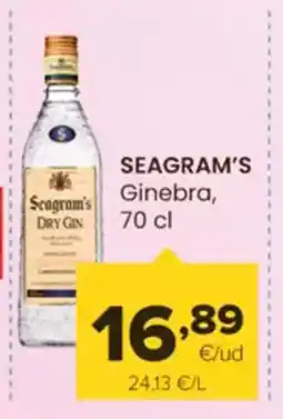 Autoservicios Familia SEAGRAM'S Ginebra oferta