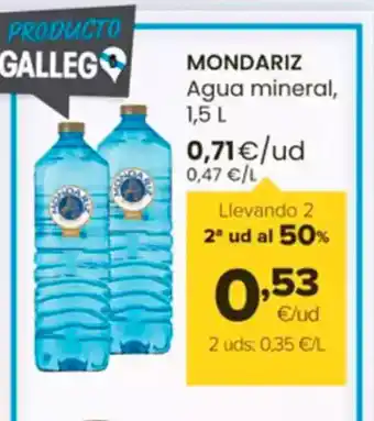 Autoservicios Familia MONDARIZ Agua mineral oferta