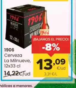 Autoservicios Familia 1906 Cerveza La Milnueve oferta