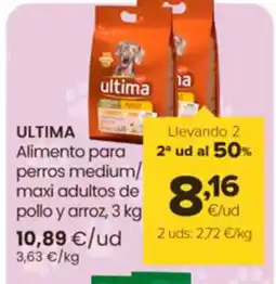 Autoservicios Familia ULTIMA Alimento para perros medium/maxi adultos de polly y arroz oferta