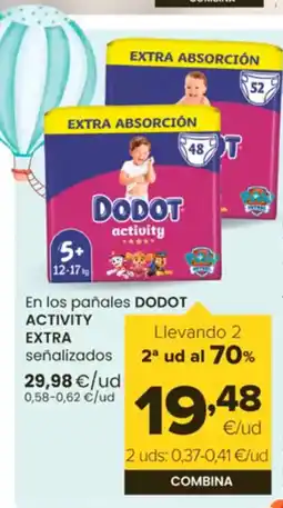 Autoservicios Familia DODOT ACTIVITY En los pañales oferta