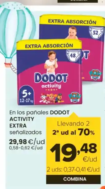 Autoservicios Familia DODOT ACTIVITY En los pañales oferta