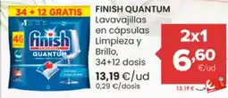 Autoservicios Familia FINISH QUANTUM Lavavajillas en cápsulas oferta