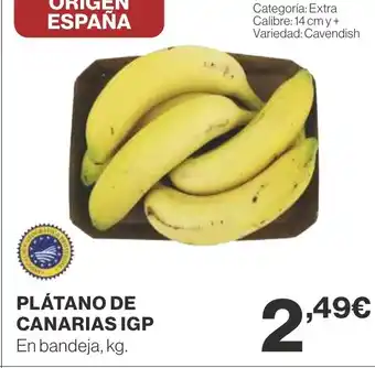 Supercor Plátano de canarias igp oferta