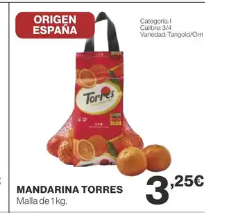 Supercor Mandarina torres oferta