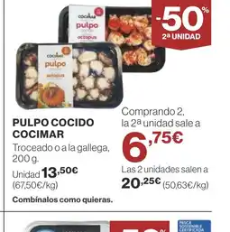 Supercor Pulpo cocido oferta