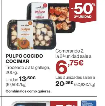 Supercor Pulpo cocido oferta