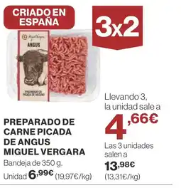 Supercor Preparado de carne picada de angus miguel vergara oferta