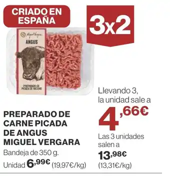 Supercor Preparado de carne picada de angus miguel vergara oferta