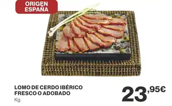 Supercor Lomo de cerdo ibérico fresco o adobado oferta