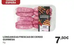 Supercor Longanizas frescas de cerdo gurmesa oferta