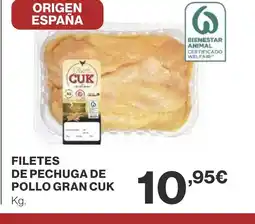 Supercor CUK Filetes de pechuga de pollo gran oferta