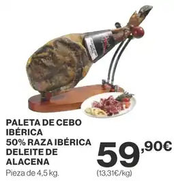 Supercor Paleta de cebo ibérica 50% raza ibérica deleite de alacena oferta