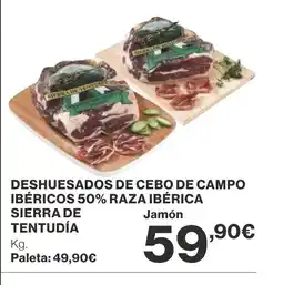 Supercor Deshuesados de cebo de campo ibéricos 50% raza ibérica oferta