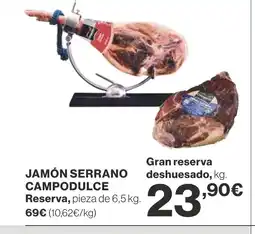 Supercor Jamón serrano campodulce oferta