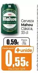 Unide Supermercados Mahou - cerveza clasica oferta