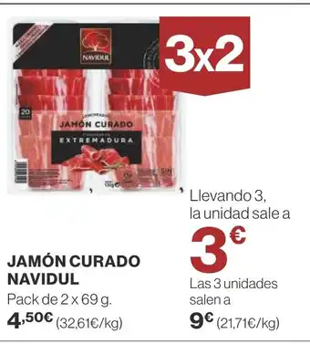 Supercor NAVIDU Jamón curado oferta