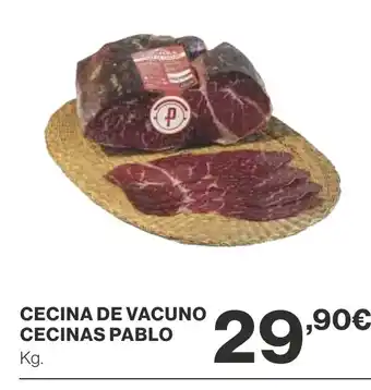 Supercor Cecina de vacuno cecinas pablo oferta