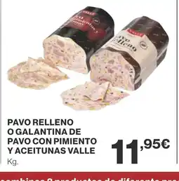 Supercor Pavo relleno o galantina de pavo con pimiento oferta