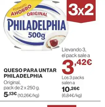 Supercor PHILADELPHIA Queso para untar oferta