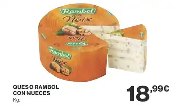 Supercor Queso rambol con nueces oferta