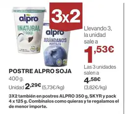 Supercor Postre alpro soja oferta