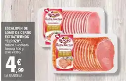 E.Leclerc Elpozo - escalope de lomo de cerdo extratiernos oferta